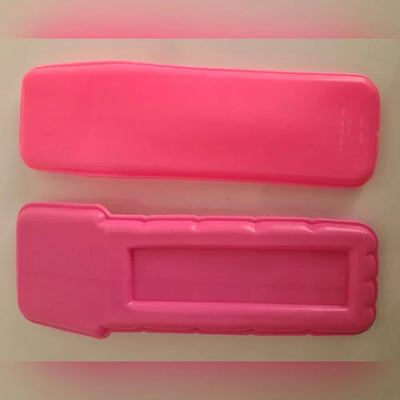 Set Of 2 Vintage 1989/1991 Wet 'n Wild Barbie Swimming Pool Pink Rafts - Picture 6 of 7